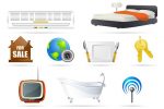 House Accessories Icons 9 Pack